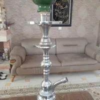 قلیان برنجی و چوبی|کلکسیون و سرگرمی|قم, نخودی|دیوار