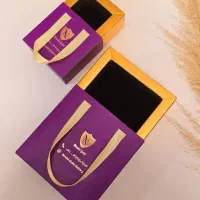 جعبه انگشتر کشویی جعبه جواهرات طلا