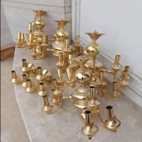 فروش و خرید.ار لوستر برنز ( برنج ) طلایی