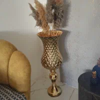 گلدان طلایی|گل مصنوعی|سنندج, |دیوار