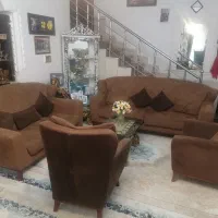 مبلمان راحتی ۷نفره درحدنو|مبلمان خانگی و میز عسلی|شیراز, گل سرخ|دیوار