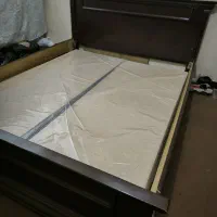 یک عدد قاب تختخواب دونفره فروشی|تخت و سرویس خواب|ری, سیزده آبان|دیوار