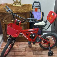 دوچرخه ۱۶ کمک فنر دار خارجی در حد نو|دوچرخه، اسکیت، اسکوتر|هشتگرد, شهرک گلها|دیوار