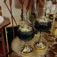 جار طلا مشکی، شکلات خوری دکوری جهیزیه|ظروف سرو و پذیرایی|تبریز, |دیوار