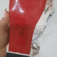 صندل مجلسی نگینی دخترانه سایز۳۵ نو|کفش و لباس بچه|کرج, فاز ۴ مهرشهر|دیوار
