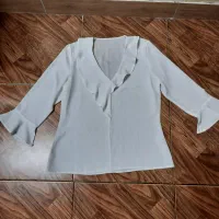 شومیز سفید تمیز