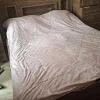 تخت ۲ نفره با کفی و کشو و تاج و‌ تشک