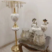 آباژور کنار سالنی، چراغ.جام (فروش باهم)|چراغ خواب و آباژور|اردبیل, |دیوار