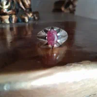 انگشتر نقره یاقوت برمه|جواهرات|تبریز, |دیوار