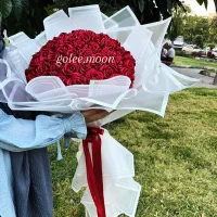 باکس گل رز روبانی.روز مرد .کادو.زایمان