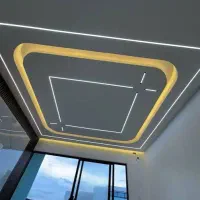 اجرای سقف کاذب کناف پی وی سی تایل