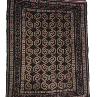 قالیچه دست بافت کلکسیونی قدیمی|تابلو فرش|ساری, |دیوار