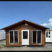 کانکس ویلایی 6*8  نما چوب