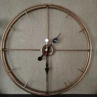 ساعت گرد فلزی|ساعت دیواری و تزئینی|شهریار, شهریار|دیوار
