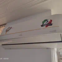 اسپلیت ایولی ۱۸۰۰۰ اینورتر سرد و گرم|کولر گازی و فن‌کوئل|شیراز, کوشک میدان|دیوار