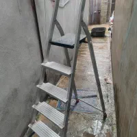 نردبان آلومینیومی در حد نو|ابزارآلات|بندر انزلی, کلیور|دیوار