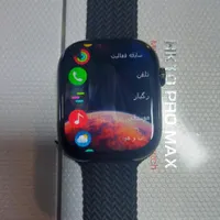ساعت لاکچری هوشمند مشکی براق HK100اصل|ساعت|قم, نیروگاه|دیوار