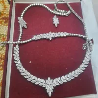 سرویس نقره نگین دار