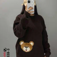 بلوز بافت استیکر دار  سایز بزرگ آییلدیز کد 7328|لباس|سهند, |دیوار