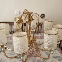 لوستر ۸ شاخه|لوستر و چراغ آویز|ملایر, |دیوار