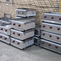گریل/گریل ذغالی روغنی /اجاق گاز ۴شعله /اجاق رومیزی