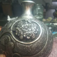 گلدان اناری .ریزه قلم برجسته صورت