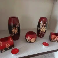 ست  چوبی بامبو چینی|صنایع دستی و سایر لوازم تزئینی|چالوس, |دیوار