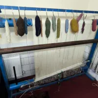 دار قالی با کیفیت ابعاد1.80 در 2 متر|ابزارآلات|کرمان, |دیوار