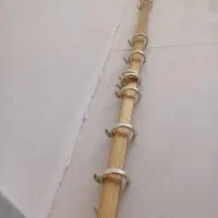 چوب پرده طلایی