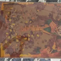 پازل 1000 تکه با میزش