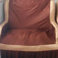 مبل ۷نفره ساده باکاور۷۰۰هزارتومان میفروشم.|مبلمان خانگی و میز عسلی|رفسنجان, |دیوار