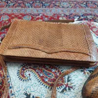 فروش  چکمه و کیف ست پوست مار اصل دست دوز|کیف، کفش، کمربند|تهران, سبلان (لشگر)|دیوار