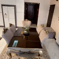 مبلمان ۷ نفره + ناهارخوری۷ نفره + روکش مخمل|مبلمان خانگی و میز عسلی|اصفهان, جوزدان الیادران|دیوار