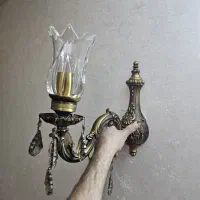 لوستر ودیوار کوب برنجی|لوستر و چراغ آویز|تهران, حکیمیه|دیوار