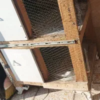 جای مرغ دو طبقه همراه سه عدد مرغ