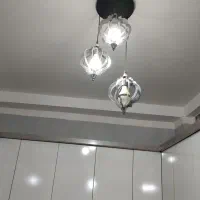 چراغ اوپنی آویز فنری و آویز سه شعله