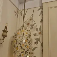 آویز سرامیکی با نقاشی دستی|لوستر و چراغ آویز|تهران, شهران جنوبی|دیوار