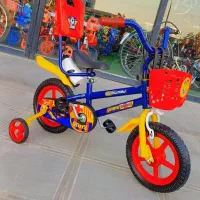 پخش کلی۱۲ سایز۱۶ سه چرخه پشتی دار|دوچرخه، اسکیت، اسکوتر|مشهد, توس (بلوار توس)|دیوار