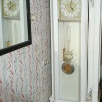 تخت خواب،بوفه،ساعت ایستاده|تخت و سرویس خواب|زاغه, |دیوار