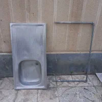 سینک ظرفشویی با پایه مربوطه