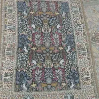 فرش دست بافت نایین طرح شکارگاه|فرش|قم, باجک دو|دیوار