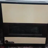 بخاری گازی دودکش دار مارک اراج در حد نو کاملاسالم