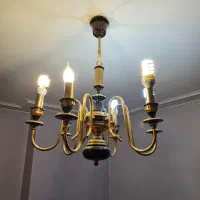 دو عدد لوستر ۶ شاخه