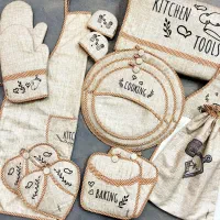 سرویس های خانه و آشپزخانه نسوز|سفره، حوله، دستمال آشپزخانه|تهران, مولوی|دیوار