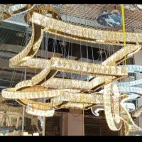 لوستر الماس.کهکشانی سه حلقه حریر.AC light|لوستر و چراغ آویز|تهران, سنگلج (شاپور)|دیوار
