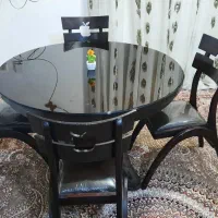 تخت خواب ۲نفره ومیز ناهارخوری طرح اپل سالم|تخت و سرویس خواب|مسجد سلیمان, |دیوار