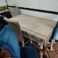 میز نهار خوری|میز و صندلی غذاخوری|آشخانه, |دیوار