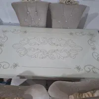 میز و صندلی ۶ نفره|میز و صندلی غذاخوری|اردبیل, |دیوار