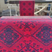 رول و کناره گلیم لاکی|گلیم، جاجیم، گبه|یزد, |دیوار