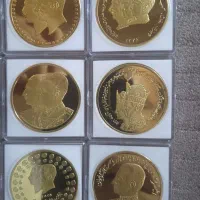 سکه های مناسبتی روکش آبکاری طلا|کلکسیون سکه، تمبر، اسکناس|شیراز, پودنک|دیوار